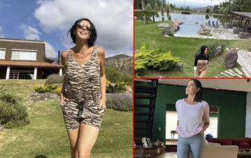 La impresionante mansión de Pamela David en Mendoza: un lago artificial propio y al borde de la cordillera