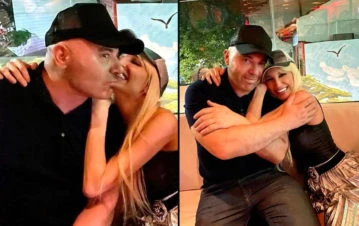 Las fotos súper in love de Martitegui y Vicky Xipolitakis en el cumpleaños de Donato