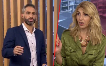 El escrache al Pollo Álvarez que le hizo Karina Iavícoli por una actitud sospechosa con una invitada