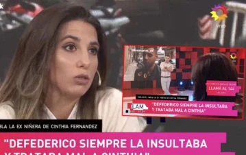 Gravísimo: la niñera de Cinthia Fernández y Matías Defederico confirmó la violencia de género