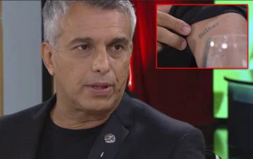 Mario Massaccesi explicó el motivo de la llamativa palabra que se tatuó en el brazo