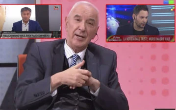 La muerte de Mauro Viale: así lo informaron en vivo Rodrigo Lussich y Rolando Graña en América y en A24, sus dos canales
