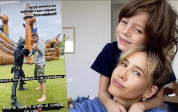 La insólita confusión de Guillermina Valdes en el cumpleaños de su hijo Lolo: "Uyyy, qué colgada"