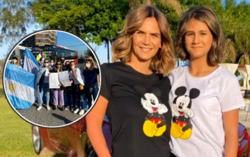 El desgarrador llanto de Uma, la hija de Amalia Granata, por la suspensión de las clases presenciales