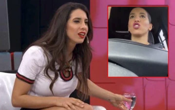 El ataque de bronca de Cinthia Fernández en la vía pública: “¿Por qué carajo no sacan a estos vagos que…”