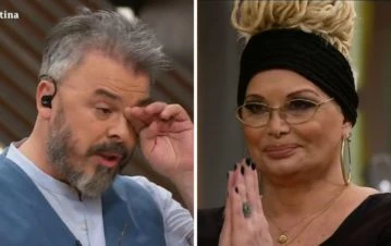 Donato de Santis no pudo contener la emoción y lloró al recibir a Carmen Barbieri en Masterchef