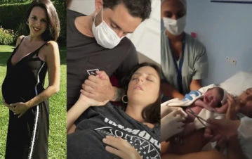 La conmovedora historia de la nutricionista Fio Vitelli: le dieron el alta de covid, tuvo a su hijo el mismo día y lo mostró con un video