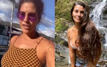 ¡Provocadora! Ivana Nadal volvió a desafiar el uso del tapabocas: “Vení, obligame a…”