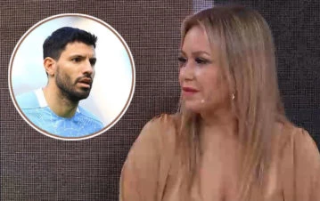 ¿Sigue la guerra? La polémica reacción de Karina La Princesita tras ver una foto del Kun Agüero en plena entrevista
