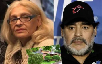 Conflicto en puerta: los hijos de Maradona quieren desalojar a su tía Lili de la casa de Villa Devoto