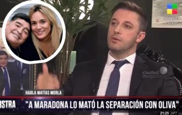 ¡Tremendo! Matías Morla culpó a Rocío Oliva por la muerte de Maradona: “No pudo superar que..."