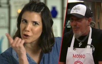 ¡Donde hubo fuego...! Andrea Rincón "amenazó" al Mono en MasterChef con viejos reclamos de pareja
