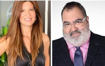 Jorge Lanata y Elba Marcovecchio, su novia, se mudaron al mismo edificio: “Voy a su casa en...”