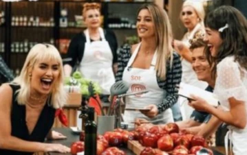 Cómo fue el reencuentro de Lali Espósito con los ex Casi Ángeles en MasterChef