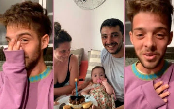 Santi Maratea se emocionó al anunciar que conocerá a Emmita, la beba para la que recaudó 2 millones de dólares