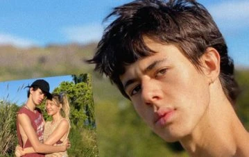 ¡Se animó! El jugadísimo cambio de look de Dante Ortega que mostró Guillermina Valdés