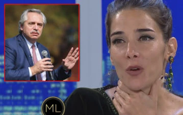 Juana Viale contó por qué sigue enojada con Alberto Fernández