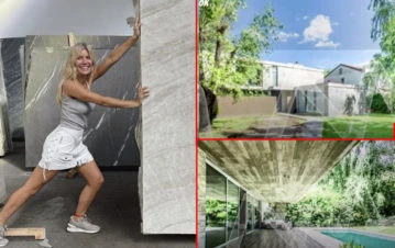 Cómo es la espectacular casa con la que Laurita Fernández se quedó después de separarse de Nico Cabré