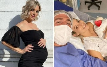 Noelia Marzol fue mamá y regaló la primera foto con su hijo, Donatello