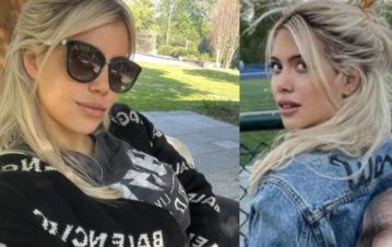 ¿Da o no da? La impactante campera de Wanda Nara con un detalle súper “realista”