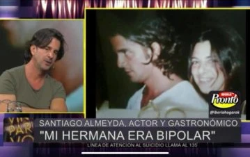 ¡En carne viva! Santiago Almeyda habló por primera vez del suicidio de su hermana: “Era bipolar y sufría de...”