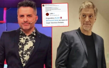 El cruce tuitero de Angel De Brito y Horacio Cabak por el casamiento con Verónica Soldato