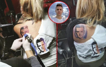 ¡Exclusivo! Habló la compañera de Santiago Del Moro que se lo tatuó en la espalda: "Lo mío es amor sano y gratitud"