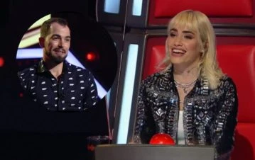 ¡Hay amor! Lali Espósito mantuvo un divertido coqueteo con un participante de La Voz y le pasó su celular en vivo