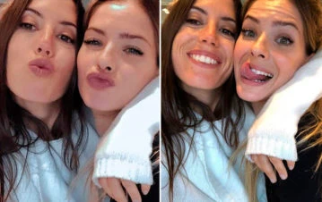 Las emotivas fotos de la China Suárez y sus hijos en Miami conociendo a Félix, el bebé de Sofía Sarkany