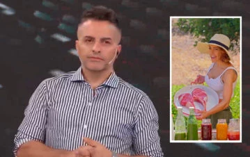 La ácida burla de Ángel de Brito a Victoria Vannucci por sus videos de cocina "vegana"