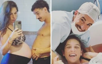 Juana Repetto fue mamá de su segundo hijo y compartió la primera foto de Belisario