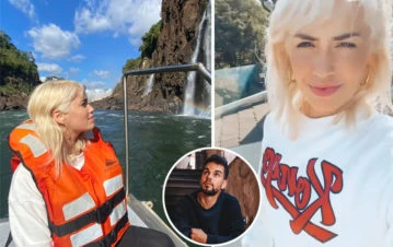 La romántica foto que muestra a Lali Espósito con su novio en las Cataratas