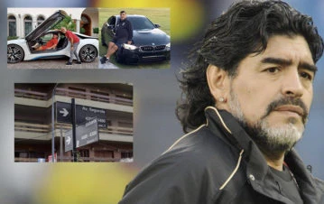 Filtran increíbles datos del remate de bienes de Diego Maradona: subastarán casas, autos, relojes y lo conducirá un famoso
