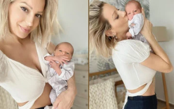 Noelia Marzol mostró cuál es el momento que más disfruta con su hijo Donatello: “No hay nada más lindo”