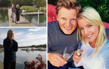 ¡Dijo que sí! La espectacular y romántica propuesta de casamiento que preparó el novio de Alexandra “la sueca” Larsson