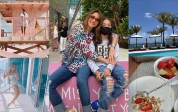 ¡Viaje de chicas! Las fotos de las vacaciones de Verónica Lozano y su hija Antonia en Miami