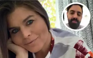 Angie Balbiani presentó a Juan, su pareja y padre de su segundo hijo: “Es medio Tinder él. Le costó entender el..."