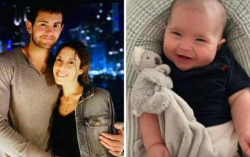 Las fotos de Tomás Allende y Félix, el hijo de Sofía Sarkany, a cuatro meses de su muerte