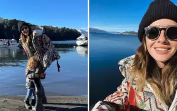 La China Suárez se fue de vacaciones a la Patagonia y lanzó un flor de piropo