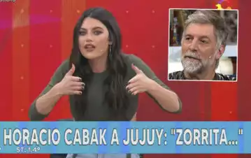 El potente descargo de Jujuy Jiménez tras el audio donde Horacio Cabak la trata de "Zorrita"