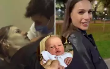 ¡Hermosa! La primera foto oficial de Ana, la beba de Pampita y Roberto García Moritán