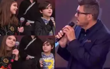 ¡Son un show! El desopilante ida y vuelta de los hijos de La Chipi y Dady Brieva con Marcelo Tinelli