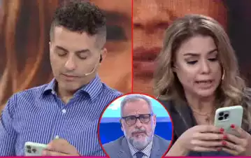 Súper escándalo: Ángel de Brito le robó el celular a Marina Calabró y mostró el chat paralelo de Intrusos