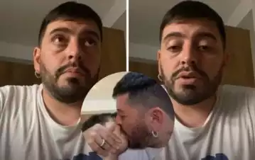 Diego Maradona Junior se defendió del repudiable video besando a su hijo y explotó la polémica