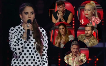 La terrible historia de vida de Luciana, la participante de La Voz que hizo llorar al jurado y se quedó en el reality