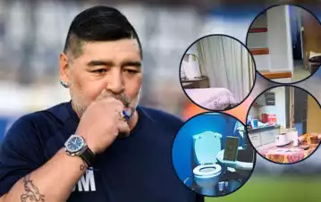 Las impactantes y tristes fotos de la casa en la que murió Diego Maradona: “Era denigrante”