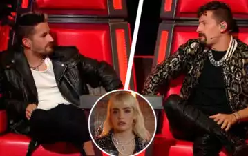 La insólita pelea que tuvieron Mau y Ricky Montaner en La Voz que dejó sorprendida a Lali Espósito