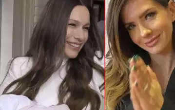 Qué dijo Pampita sobre la fría felicitación de China Suárez por el nacimiento de Ana