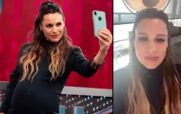 Pampita hizo un picante video en medio de las versiones que aseguraban que estaba en trabajo de parto
