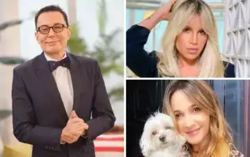 Qué momento: Marcelo Polino tuvo que elegir entre Flor Peña y Vero Lozano y... ¡quedó en offside!